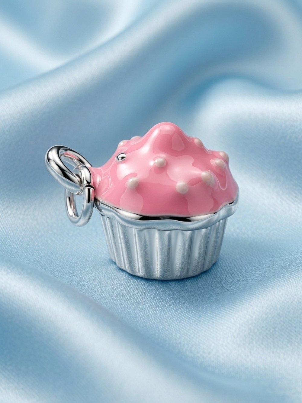 Pink Cupcake Charm Bracelet Pendant - Women Jewelry Bracelets